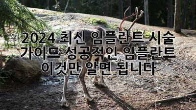 2024 최신 임플란트 시술 가이드: 성공적인 임플란트, 이것만 알면 됩니다!