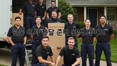 원룸 이사, 용달 준비 완벽 가이드!